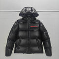 Glossy Hooded Down Puffer