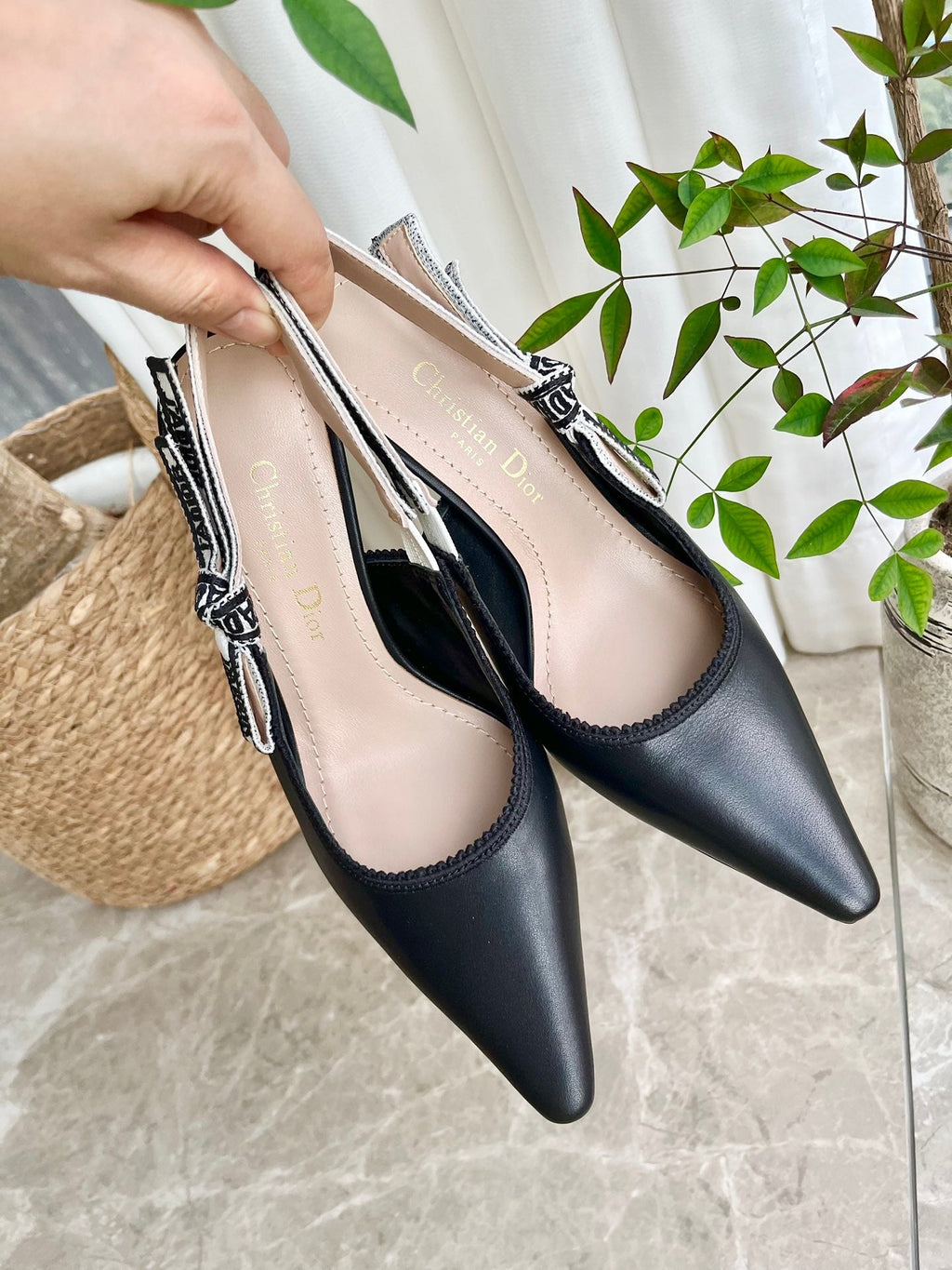 Embroidered Jacquard Sandals