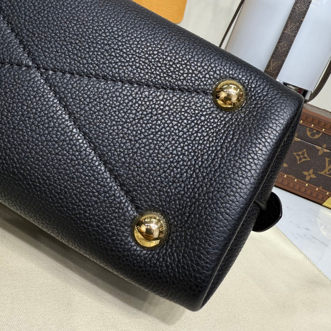 Embossed Leather Handbag